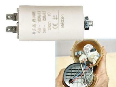 CONDENSATORE 450 Volt 300 CL.C PER ELETTROPOMPE 40 MICROFARAD