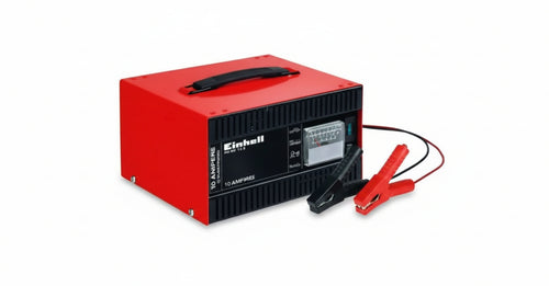 CARICABATTERIA EINHELL CC-BC 10 E ELETTRONICO CON PINZE PER AUTO E MOTO 14,1 V