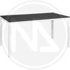 TAVOLO IN METALLO E PVC STINTINO 156x78 CM. PAPILLON