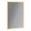Specchio Bagno con Luce LED, Funzione Anti-Appannamento e Tasti Touch, 70x50cm, Argento RT4834-390V90RT4
