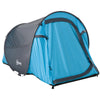 Tenda da Campeggio a Cupola con 2 Finestre e Design Pop-Up a Igloo, 220x108x110 cm, Blu TW3A20-170BUTW3