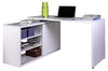 KIT SCRIVANIA CM.150X69/120X74H BIANCO LUCIDO