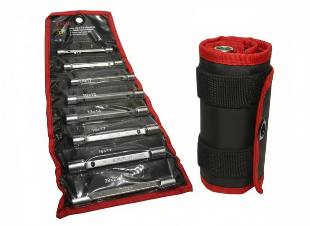 CHIAVI A TUBO CV ESAGONALE BRIXO SERIE DA 8 PZ.