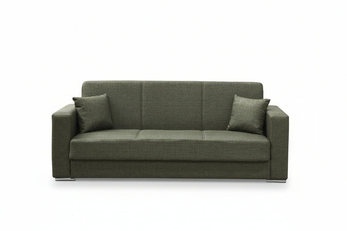 Divano Letto 3 Posti Futuro cm. 220x84x82 cm Tessuto Futura Mina