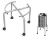 SUPPORTI CON RUOTE PER BIDONI OLIO ART. 432 DIAMETRO INTERNO  38CM