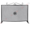 SCHERMI PARASCINTILLE IN FERRO BATTUTO MODELLO FISSO CM. 62- H42