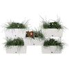 FIORIERE FIORIERA KIT COMPONIBILE 5 PEZZI BRICK CM. 59x23x27H