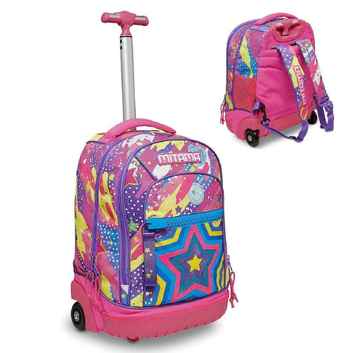 Mitama Star Zaino Con Ruote Trolley Ragazza Bambina Scuola Elementare