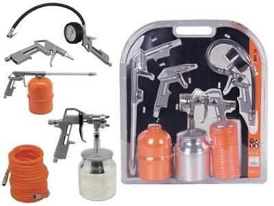 KIT ACCESSORI ARIA COMPRESSA BRIXO PZ.5 AEROGRAFI POSTOLE TUBO COMPRESSORE
