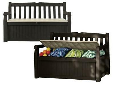 PANCHINA CONTENITORE MULTIUSO IN RESINA KETER EDEN CM.L140xP60xH84 MARRONE