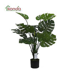 PIANTA Ornamentale Artificiale completa di base MONSTERA cm. 100 pz. 4
