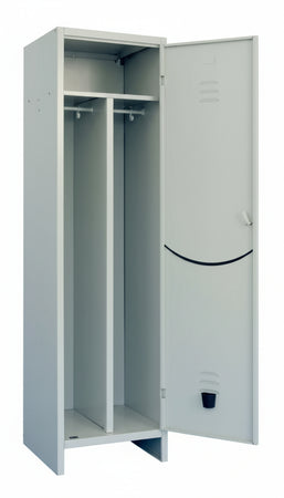 ARMADIO COMPONIBILE IN LAMIERA SPORCO PULITO CON SERRATURA CM. 50x50xH180