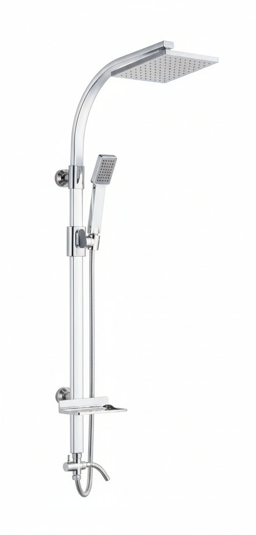 COLONNA DOCCIA DOCCETTA CON SALISCENDI JADA CON SOFFIONE 2 USCITE