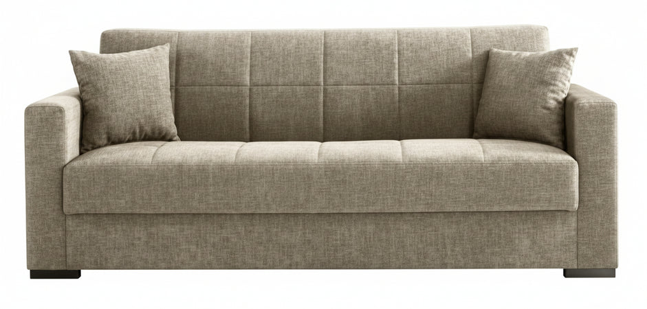 DIVANO DIVANOLETTO PRONTOLETTO NORA CM. 210x80x90H COLORE BEIGE