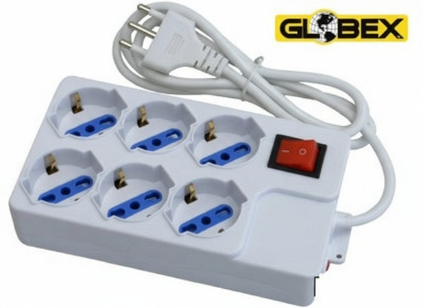 MULTIPRESE MULTIPRESA 6 POSTI CON INTERRUTTORE