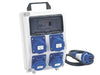 QUADRI QUADRO ELETTRICO PORTATILE DA CANTIERE CEE 4 PRESE