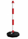 COLONNINA SEGNALETICA CON BASE RIEMPIBILE H.90
