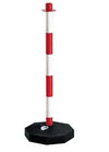 COLONNINA SEGNALETICA CON BASE RIEMPIBILE H.90