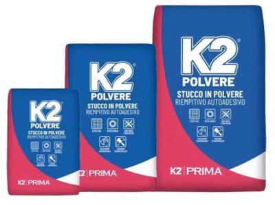 STUCCO IN POLVERE K2 DA 5KG O 20KG PER INTERNO