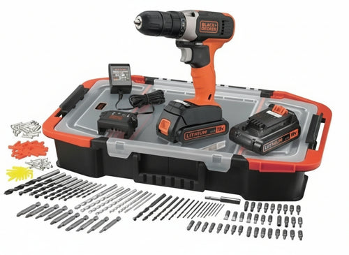 TRAPANO A BATTERIA B+D BCD 001 BAST - 18 VOLT - 1,5Ah - DOPPIA BATTERIA