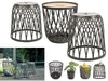 SET MOBILI MULTIFUNZIONE 2+1 IKU BS 3 ARREDO GIARDINO 1 TAVOLINO E 2 SEDIE