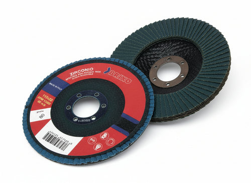 10 PZ DISCHI LAMELLARI ZIRCONIO SPECIFICI PER ACCIAIO INOX GRANA 40  MM. 115