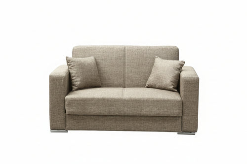 Divano 2 Posti Contenitore cm. 159x84x82 Tessuto Futura Mina