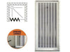 BOX DOCCIA PARETE DOCCIA BRIXO ANTA UNICA PVC MURENA H.185 LARGHEZZA 110/120CM