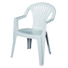SEDIA LIDO IN POLIPROPILENE BIANCA cm. 57x58x82H PZ. 4