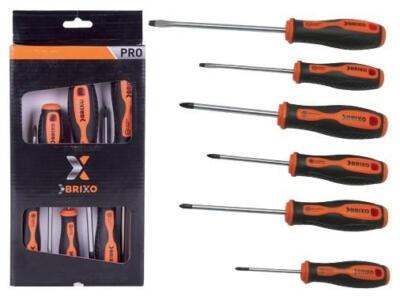 SET 6 GIRAVITI CACCIAVITI BRIXO WORK TAGLIO PHILLIPS POZIDRIV