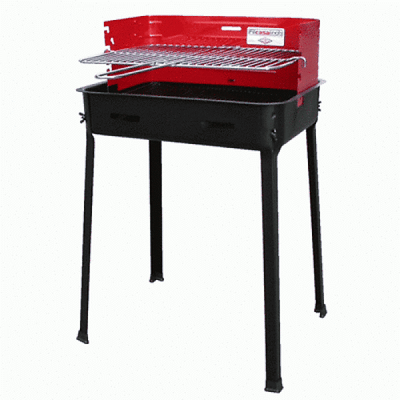 BARBECUE RETTANGOLARE 845 A CARBONE CARBONELLA CM 48x36x H 77 FORNACELLA GRILL