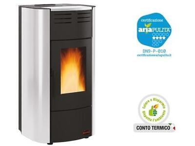 TERMOSTUFA STUFA A PELLETS RAFFAELLA 19 NORDICA POTENZA 18.8 Kw - CM.63x62xH117