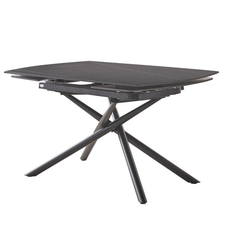 Tavolo "Canopus" con sistema ad apertura rotante, design moderno, 130/190 x 90 x h 76 cm