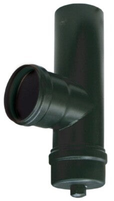RACCORDO A T PER STUFE A PELLET CM. 8 CANNE FUMARIE