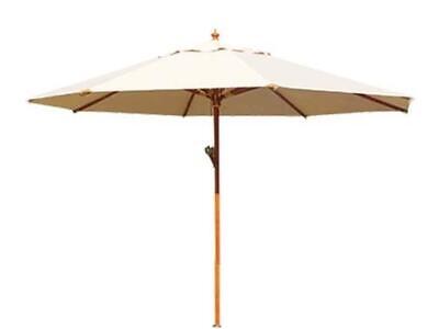 OMBRELLONE LEGNO SUN TOP EXCLUSIVE TONDO CM.350 OMBRELLONI ARREDO GIARDINO