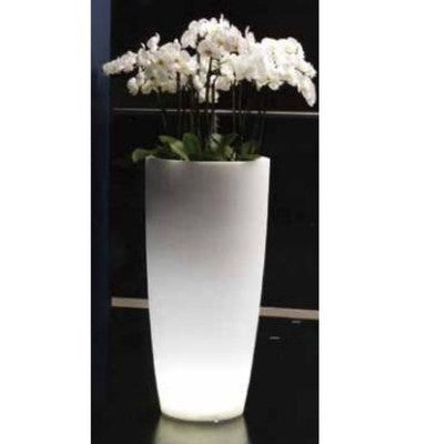 VASO PER FIORI GHIACCIO LAMP DESIGN TONDO CM. 33X70H MADE IN ITALY