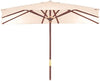 OMBRELLONE GIARDINO RETTANGOLARI IN LEGNO SUN TOP 300x200 ARREDO GIARDINO