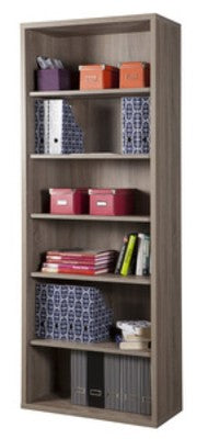 KIT LIBRERIA DISEGNO ROVERE CM. 35,5X81,5X217H 6 VANI