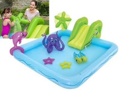GIOCHI GONFIABILI PISCINA PLAY CENTER AQUARIUM BESTWAY 53052 CM. 239x206x86