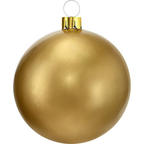Pallina per albero di Natale decorato, color Oro, Gonfiabile
