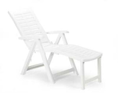 POLTRONA PIEG.LETTINO REGOLABILE DA GIARDINO ERGONOMICA ARIZONA CM. 109X60X108H