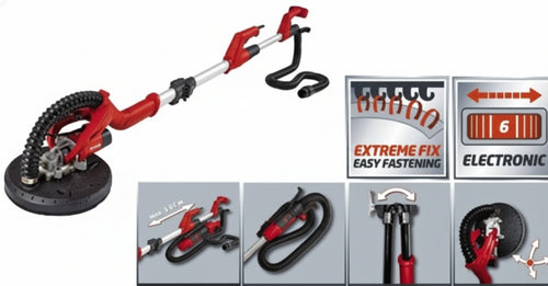 LEVIGATRICE ELETTRICA PARETE LEVIGATURA LUCIDATURA LEVIGARE MURO 600W TC-DW 225