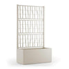 FIORIERA SEPARE' CON SPALLIERA ETHICA cm. 80x36x140H litri 80 Stefanplast