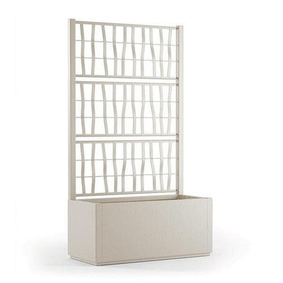 FIORIERA SEPARE' CON SPALLIERA ETHICA cm. 80x36x140H litri 80 Stefanplast