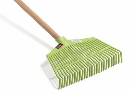 SCOPE SCOPA RASTRELLI IN POLIPROPILENE BRIXO DA GIARDINO CON MANICO