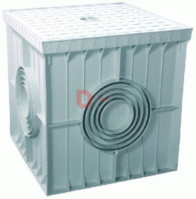 POZZETTI POZZETTO MONOLITICO CON COPERCHIO CM.40x40 IN POLIPROPILENE
