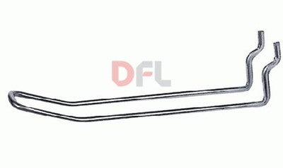 GANCI GANCIO IN FERRO PER PANNELLI PORTAUTENSILI MODELLO DOPPIO CM10 mm38 PZ 50