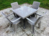 POLTRONA ARREDO CLEOPATRA IN RESINA ANTIURTO TORTORA CM. 60X56X89H PEZZI 4