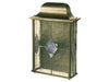 LANTERNE LANTERNA ROCKY IN ALLUMINIO E VETRO DECORATO CM.H 32 ILLUMINAZIONE