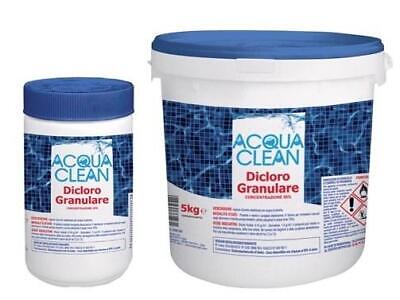 CLORO DICLORO GRANULARE PER PISCINE PRODOTTI PULIZIA MANUTENZIONE PISCINA